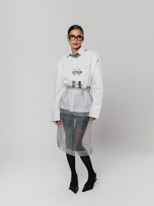 Classic Pleated Closure Shirt