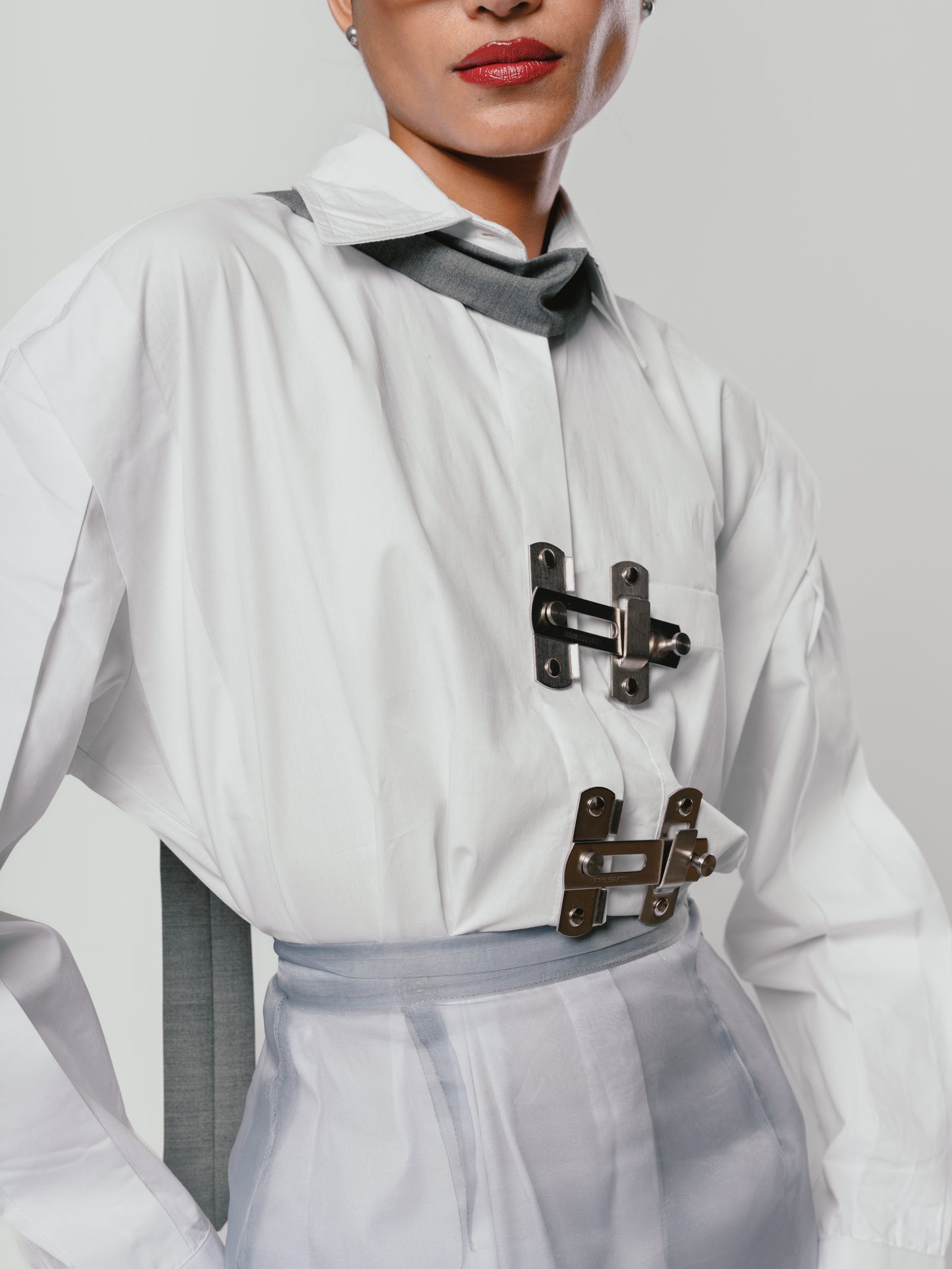 Classic Pleated Closure Shirt