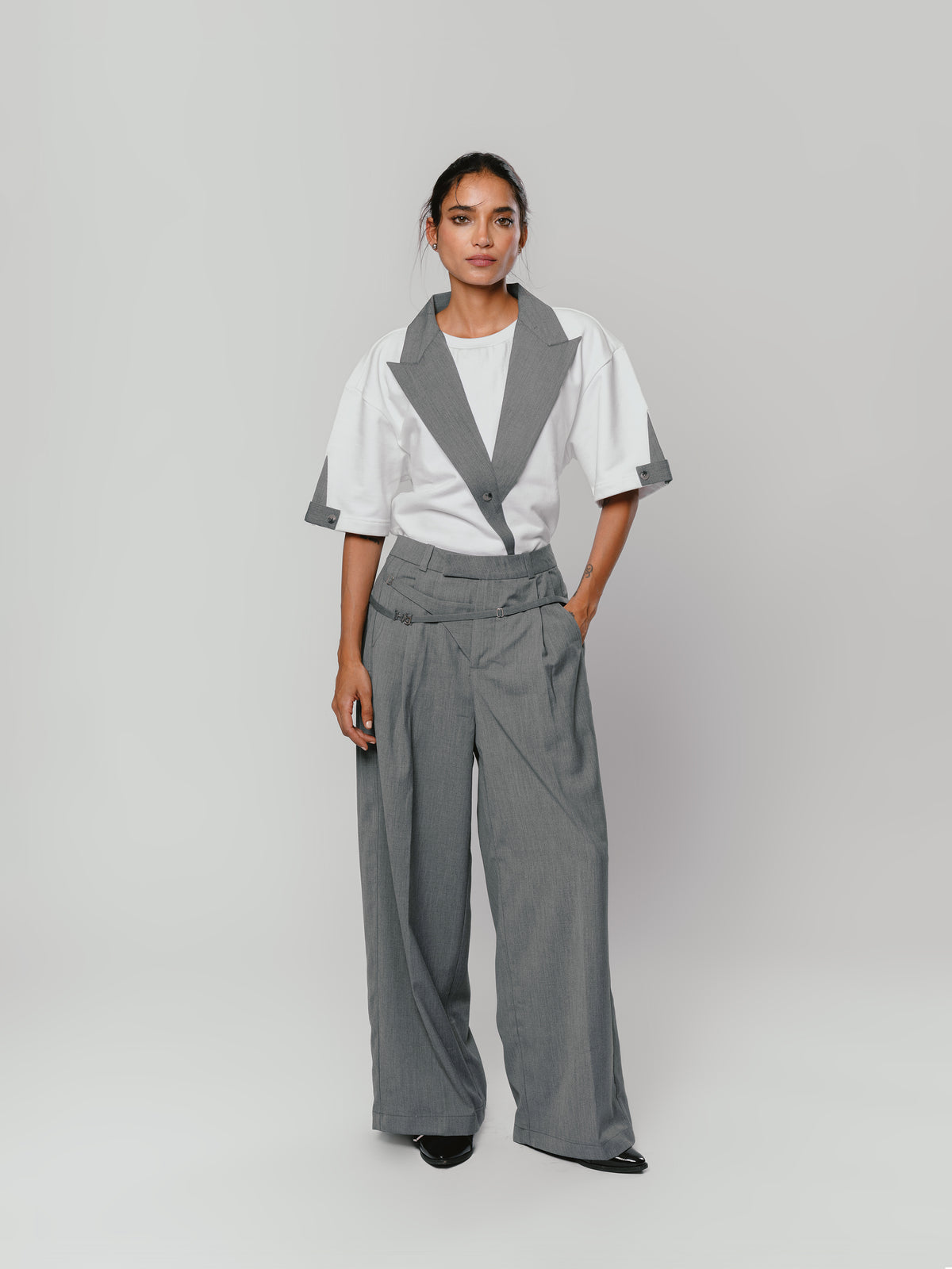 Half-Blazer Tailored set