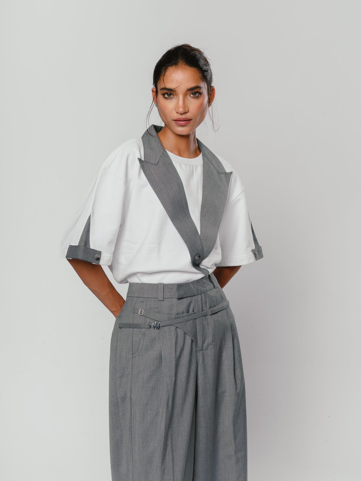 Half-Blazer Tailored set